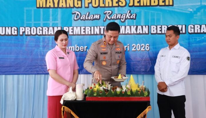 Kapolres Jember Luncurkan Dapur SPPG, Perkuat Program MBG Nasional