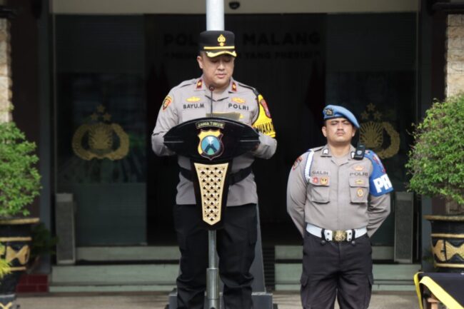 Tekan Angka Laka Lantas, Polres Malang Resmi Gelar Operasi Keselamatan 2026*