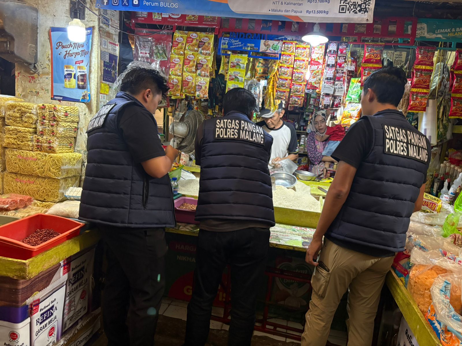 Satgas Pangan Polres Malang Turun ke Pasar, Harga Bapokting Dipastikan Aman Jelang Ramadan*