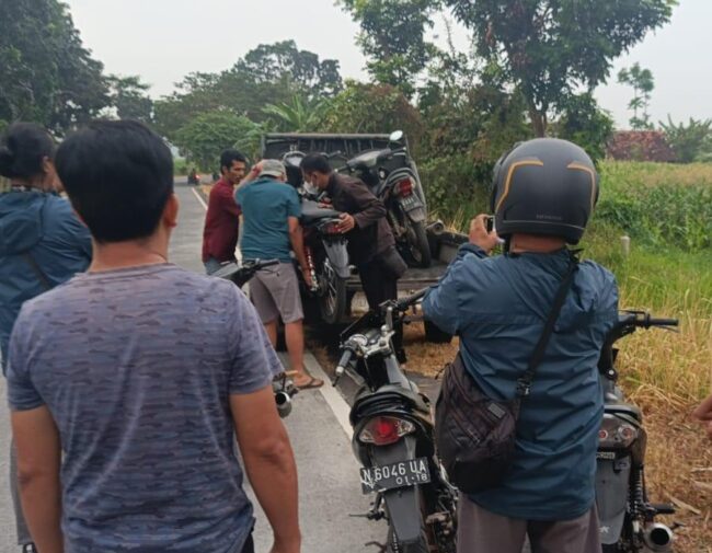 Penertiban balap liar oleh polres