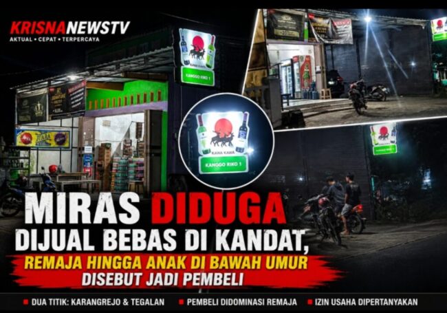 Miras Diduga Dijual Bebas di Kandat, Remaja hingga Anak di Bawah Umur Disebut Jadi Pembeli